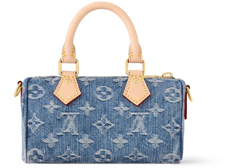 louis vuitton denim nano speedy|louis vuitton denim 2022.